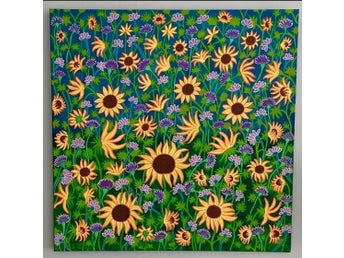 ”Där sommaren bor” -Originalmålning 70x70