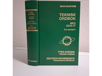 Tysk-Svensk Teknisk Ordbok med Data-it