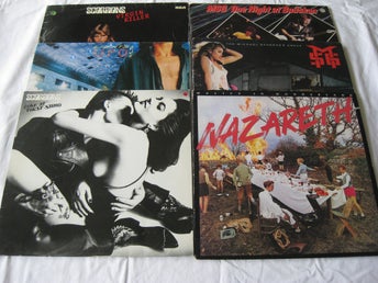 10 ST LP-SCORPIONS-URIAH HEEP-UFO-THIN LIZZY-MSG-NAZARETH
