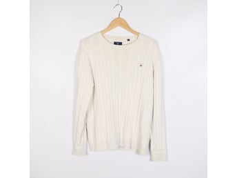 Gant Tröja Vit Dam Stl XL