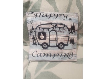 Kuddfodral Happy camping