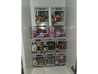 Funko Pop samling - 9 figurer