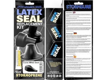 Stormsure Latex Wrist Seal REPAIR Kit, Konformad Handledsmudd 2st Torr- Våtdräkt