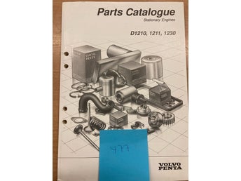 Parts Catalogue Stationary Engines D1210, 1211, 1230 av Volvo Penta, 1994