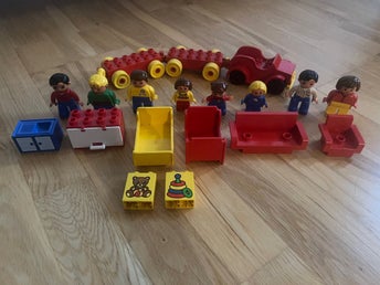 LEGO Duplo paket Retro Familjer, möbler och fordon