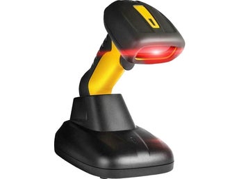 NY Vattentät Streckkodsläsare NS1202W Trådlös 2D Scanner Läsare Batteridriven