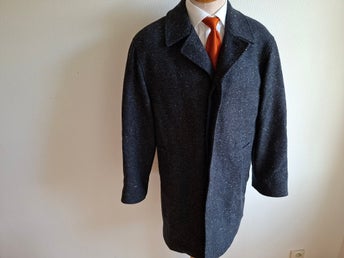 Fin fiskben 80-tal vintage Arnold of Skandinavia ullrock ull coat rock B54-54