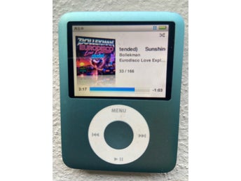 iPod Nano 3 - 8 GB - Batteri testat plus 20 timmar