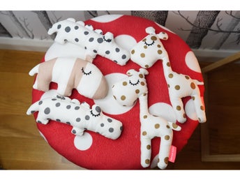 Babyleksaker Gosedjur, 5 st, blandade djur