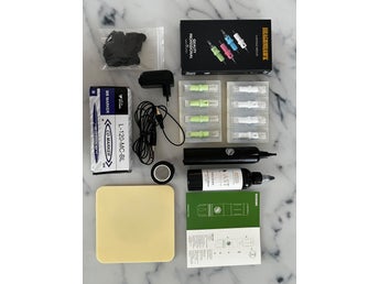 Tatueringsutrustning: Dragonhawk X3 Pro trådlös tatueringsmaskin, kit Mast Trip