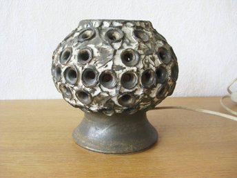 Retro Antik Ljuslykta Bordslampa Lampa EGO Stengods Ateljé BK Bruno Karlsson Retro Antik Ljuslykta Bordslampa Lampa EGO Stengods Ateljé BK Bruno Karlsson
