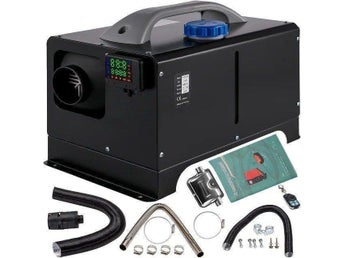 12V 8KW integrerad dieselluftvärmare med LCD/fjärrkontroll, bred applikation
