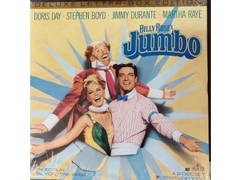 Billy Rose's Jumbo 1962 124 Min 2-LD Laserdisc WS Ny Inplastad Pris 225 Frakt 79