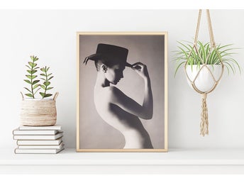 FASHION HATT MODELL poster 50x70cm