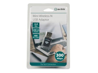 300Mbps Mini Wireless-N USB Adaptor