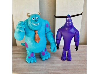 Disney Pixar Monsters at Work Sulley & Mr. Bile Action Figures Mattel Lot