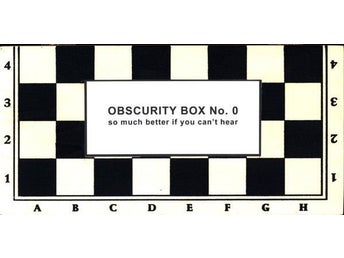 OBSCURITY BOX NO. 0 - 2 kassetter boxset - Robert Filliou - Dadaism - Dada