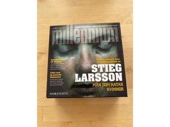 Millennium-trilogin av Stieg Larsson - Ljudbok på CD