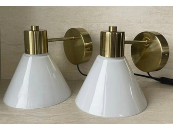 Två st riktigt fina lampor från Ikea - vintage Retro Ikea - Sänglampor vägglampa