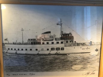 M/S ROLF VIKIN TAVLA ENDAST AVHÄMTNING I HELSINGBORG