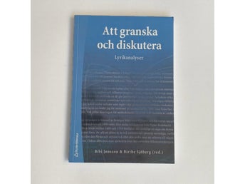 Att granska och diskutera: Lyrikanalyser