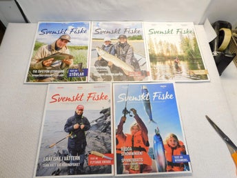 Svensk Fiske Årgång 2021 ( 5 Tidningar )