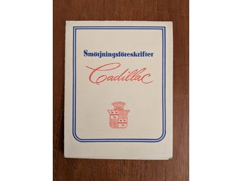 Smörjningsföreskrifter Cadillac 50-talet Mobiloil