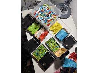 Retro Lego Modulex 60-tal byggdelar och klossar - Stor samling, ovanlig
