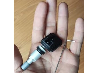 8st 315MHz/433MHz TPMS däcktryckssensorer, 2-i-1 RF-sensor, hållbar och stabil