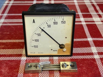 Amperemätare (id01065-66)150-0-150 A med extern shunt 60 mV 150 A