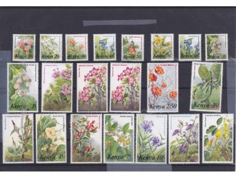 Kenya 1983 - 85 Blommor 20v