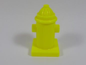 Vattenpost - Neon Gula 5,5cm - Duplo