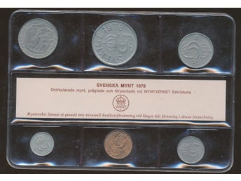 1978 Mp Sverige Från myntverket