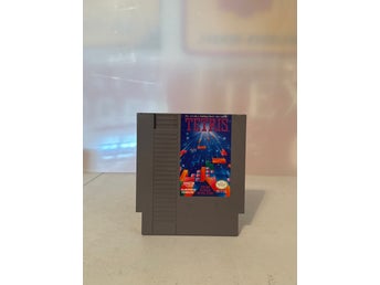 Tetris spel, Nintendo NES, toppskick, tillverkad 1985