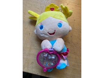 Dinotoys Gosedjur Docka Mjukisdjur Plush Brights Princess Skallra 20cm LJUST HÅR