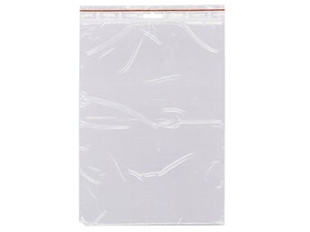 100 Blixtlåspåsar! Äkta Grippie! ca 230x320mm. FRAKTFRITT!