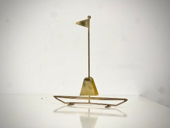 Mid Century Swedish Modern Mässing Vintage Servetthållare Decor (3.2)