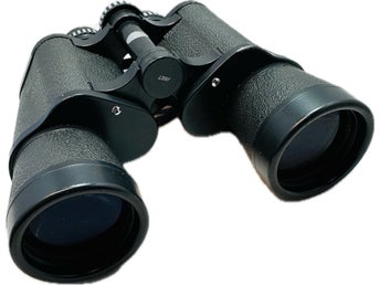 Vintage Japanese Deluxe Kikare SANOPTIC 7x50 NEWPEARL 7.1° field Binocular