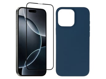 [Paket] iPhone 16 Pro Skal + 9H Härdat Glas Skärmskydd