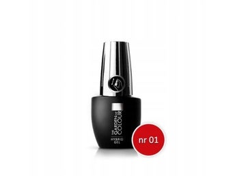 Hybrid Gel nail polish 01 red 15 g röd UV-LED lack No 1 Garden of Colour Silcare