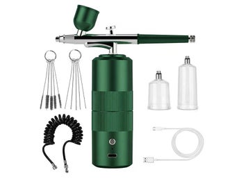 Bärbar Airbrush Kompressor Kit