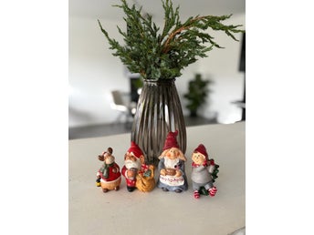 Tomtefigurer, 4-pack vintage 80/90’