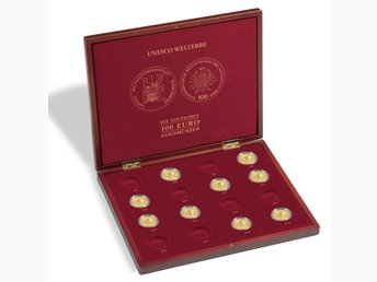 VOLTERRA TRIO DE LUXE Display Coin Case for Coins up to 48 mm at
