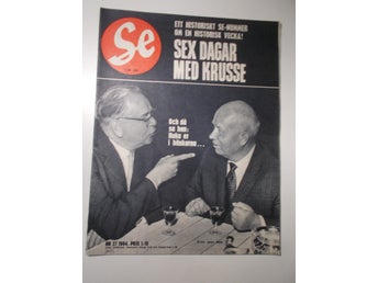 SE Nr 27 1964 Chrustjev i Sverige med Erlander