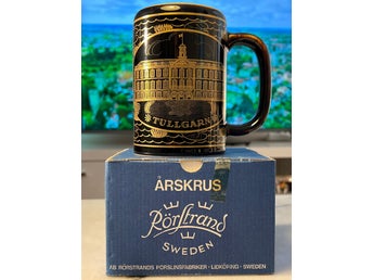 Rörstrand Årskrus 1976 – Tullgarn Slott – Oanvänd i Originalkartong