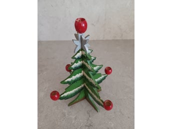 Trä julgran 50 tal