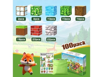 Helt Ny & Oöppnad – Magic Magnetic Cubes 100 delar (Toppskick för present)