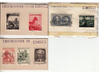 3 X Tjeckoslovakien 50-tal