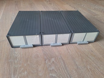 3 st Diamagasin Gepe 2 x 40 Diabilder Förvaringslådor