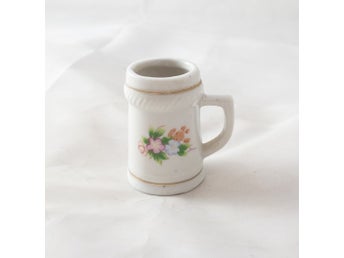 Tandpetshållare - Miniatyr - Porslin - Vintage